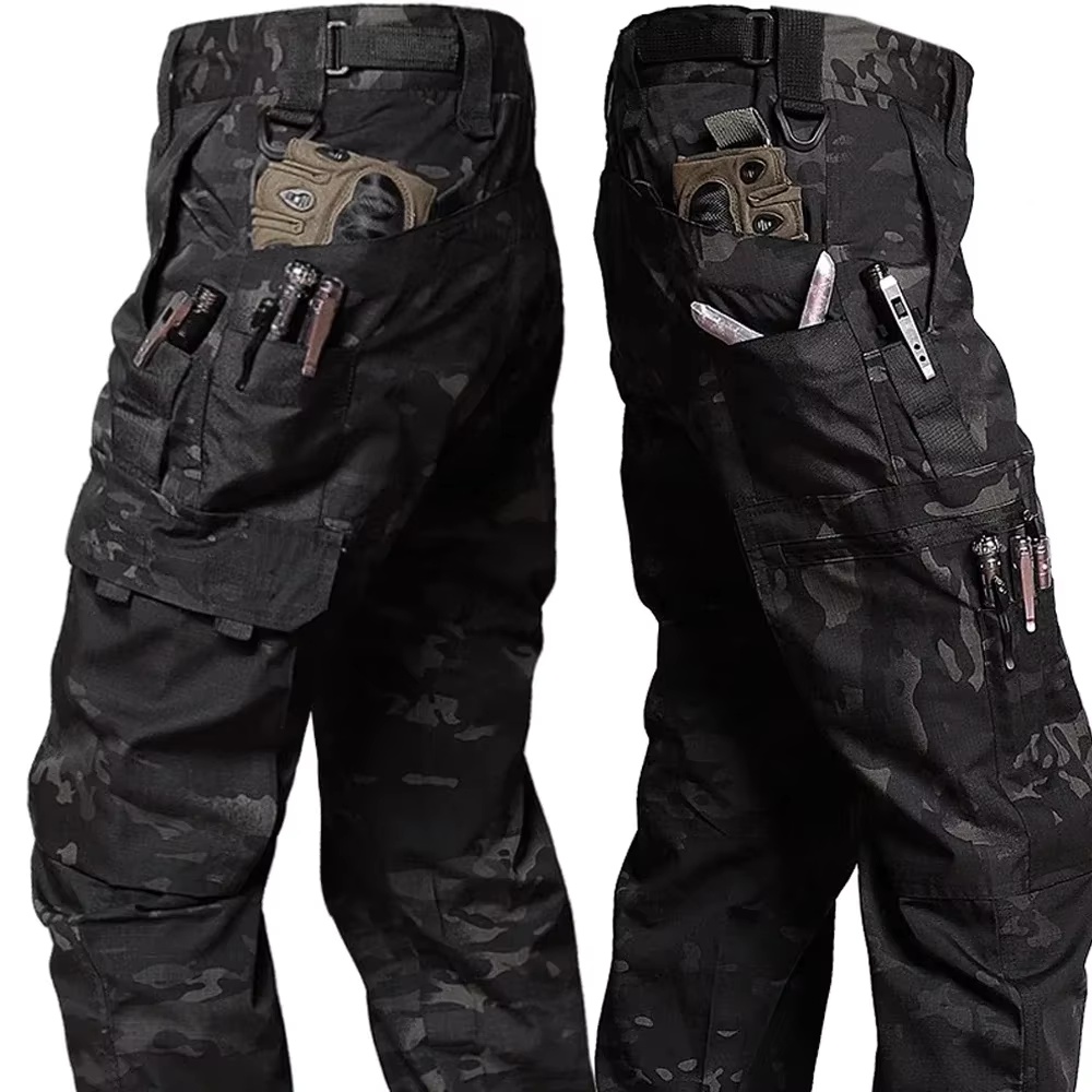 Fishing Pants Waterproof - Męskie spodnie taktyczne Praca na świeżym