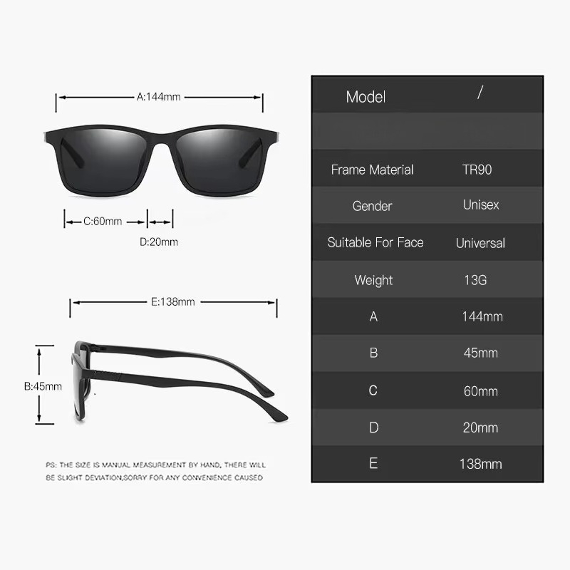 Klasyczne męskie okulary przec – Fishing Sunglasses Polarized recenzja i cena