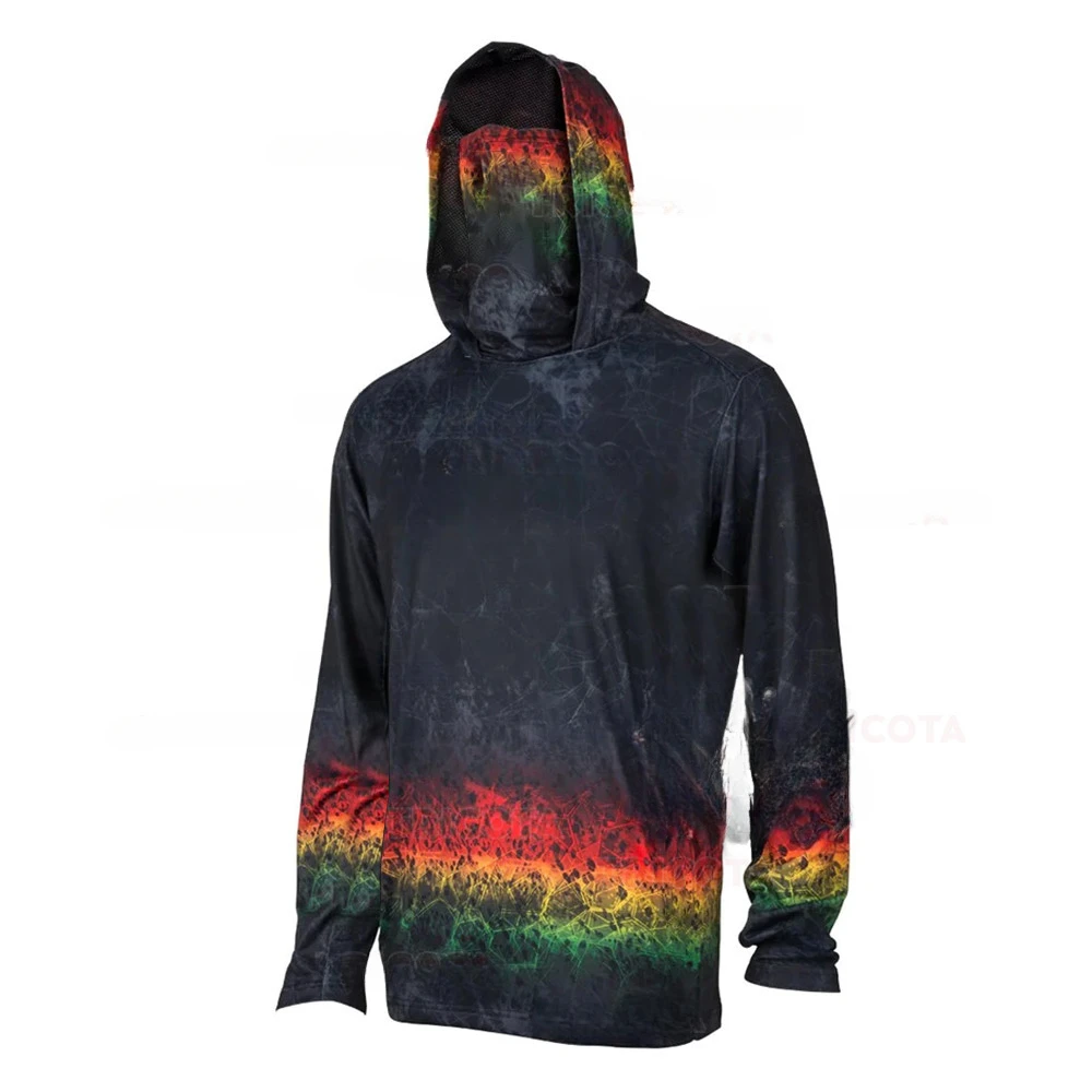 Męskie koszulki z kapturem do  – Fishing Shirt Uv Protection recenzja i cena