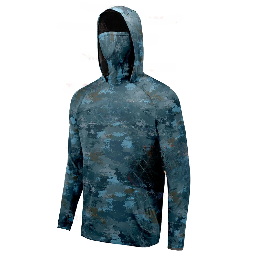 Męskie koszulki z kapturem do  – Fishing Shirt Uv Protection recenzja i cena