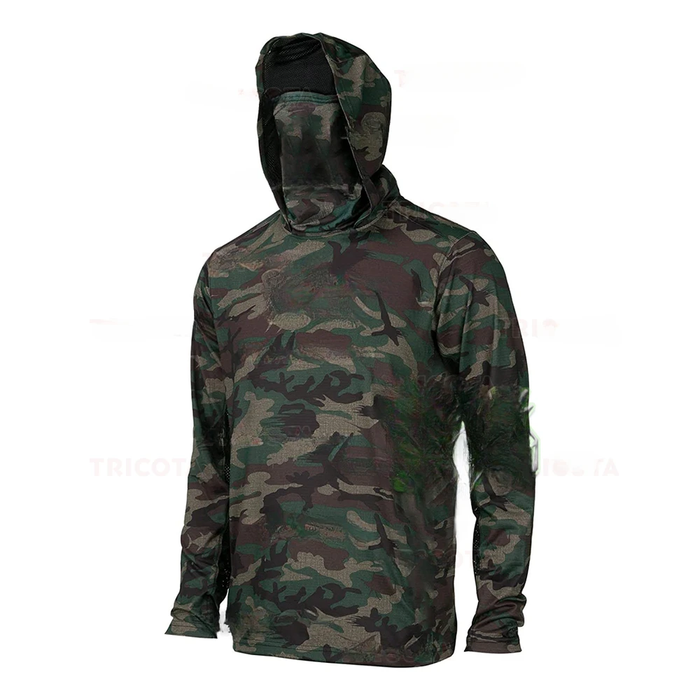 Męskie koszulki z kapturem do  – Fishing Shirt Uv Protection recenzja i cena