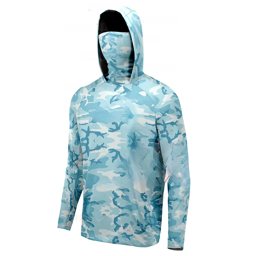 Męskie koszulki z kapturem do  – Fishing Shirt Uv Protection recenzja i cena