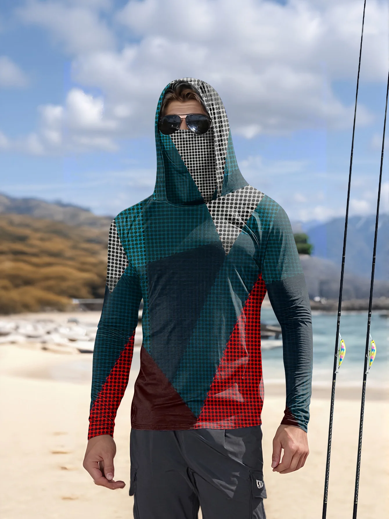 Męska bluza z kapturem do wędk – Fishing Shirt Uv Protection recenzja i cena